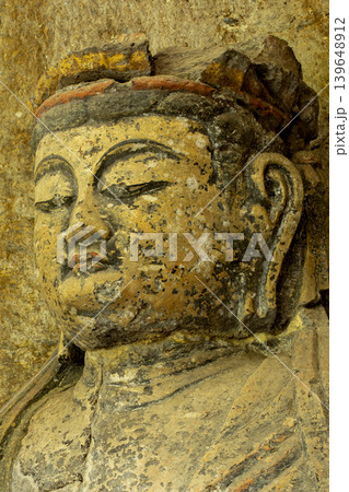 臼杵石仏の大日如来像 臼杵石仏の大日如来像 139648912