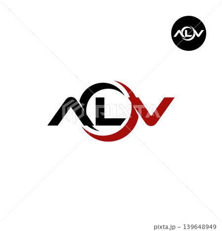 Letter ALV Logo Design Readymade Initial Letter ALV Logo Design Readymade Initial 139648949