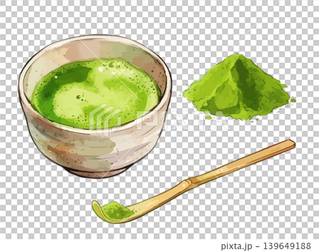 抹茶的誘人插圖 抹茶的誘人插圖 139649188