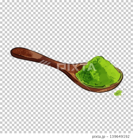 A mouthwatering illustration of matcha 139649192