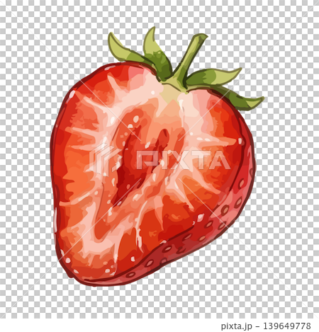 シズル感のある苺のイラスト 139649778