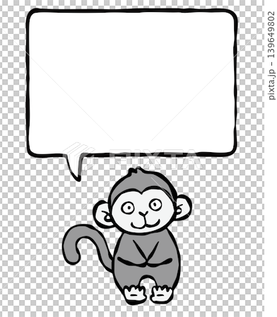 【對話框】單點設計元素：猴子 139649802
