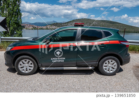 Greece, Greek Forest Service vehicle used by the Kastoria Forestry Directorate. 139651850