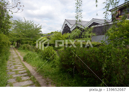 伏見の濠川　散策道　京都市伏見区 139652087