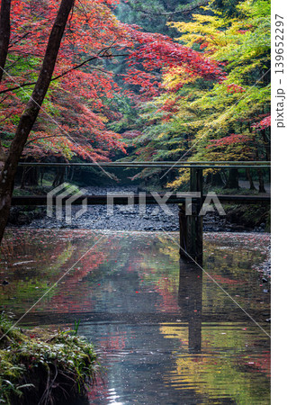 静岡県周智郡森町一宮　小國神社と周辺の風景 139652297