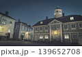 Porvoo, Finland - December 08, 2020: Historic buildings are beautifully illuminated at night in a charming town square, showcasing architectural details and warm ambiance 139652708
