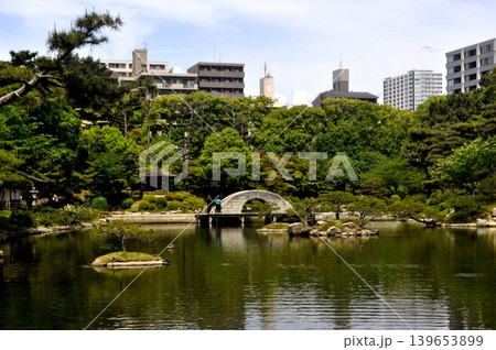 日本 広島 縮景園 日本 広島 縮景園 139653899
