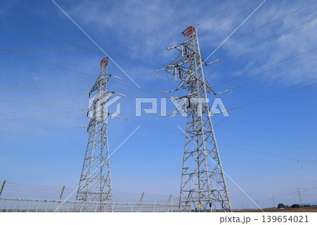 送電塔 高電圧交流 送電塔 高電圧交流 139654021