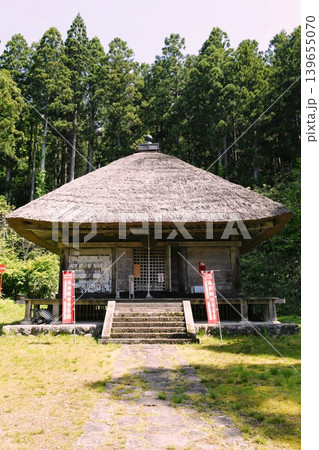 【白鷹町 国指定重要文化財「深山観音」観音堂の外観】 【白鷹町 国指定重要文化財「深山観音」観音堂の外観】 139655070