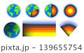 Earth internal structure infographics template for education and science 139655754