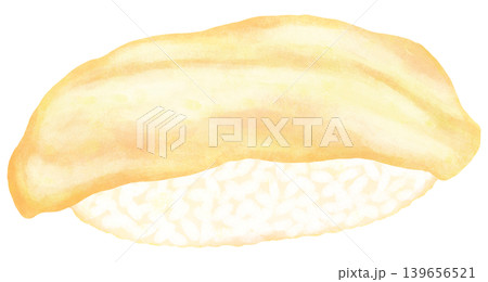 つぶ貝のお寿司のイラスト 139656521