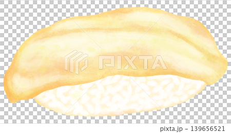 つぶ貝のお寿司のイラスト 139656521