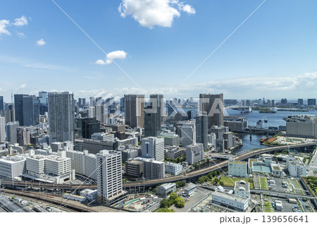 東京港区の高層ビルからの都市景観 東京港区の高層ビルからの都市景観 139656641