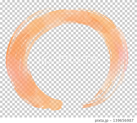 Japanese-style circular watercolor brush material | Hand-drawn blurred brush circular frame Japanese-style circular watercolor brush material | Hand-drawn blurred brush circular frame 139656987