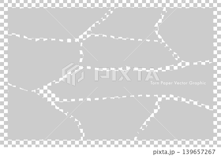 破れた紙のベクター・グラフィック素材(Grey) 破れた紙のベクター・グラフィック素材(Grey) 139657267