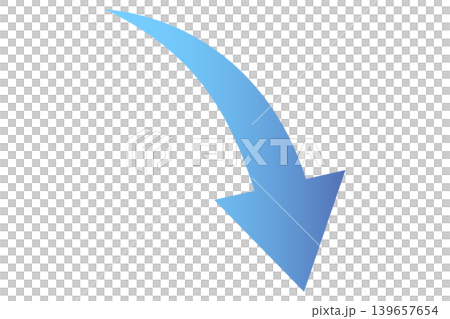 Arrow, descending, downward, blue, gradient Arrow, descending, downward, blue, gradient 139657654