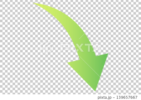 Arrow, descending, downward, green, gradient Arrow, descending, downward, green, gradient 139657667