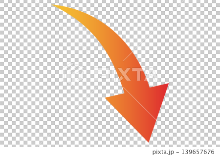Arrow, descending, downward, red, gradient 139657676