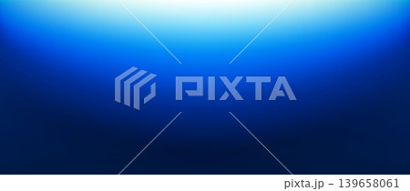 Deep water gradient background. Dark blue underwater backdrop. Blurred ocean for template, presentation, banner, brochure, poster. Deep sea or night sky concept design. Vector navy under surface 139658061