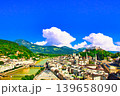 ザルツブルク旧市街とザルツァッハ川の絶景 139658090