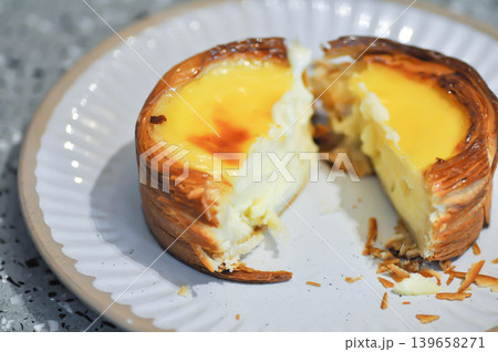 vanilla flan or vanilla tart, egg tart or cheese tart vanilla flan or vanilla tart, egg tart or cheese tart 139658271