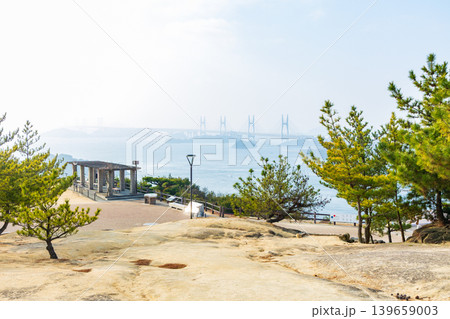 冬の瀬戸内 岡山県倉敷市 鷲羽山展望台 冬の瀬戸内 岡山県倉敷市 鷲羽山展望台 139659003