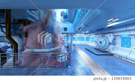 宇宙船内の風景 宇宙船内の風景 139659063