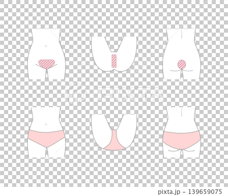 女性のVIOのイラスト 139659075