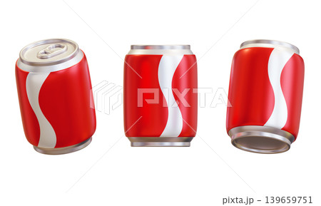 3D Render of Red Soda Can Isolated on Dark Background for Beverage Mockup 3D Render of Red Soda Can Isolated on Dark Background for Beverage Mockup 139659751