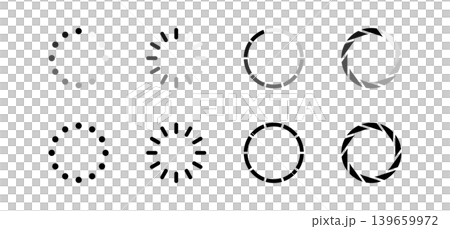 Loading icon set Loading icon set 139659972