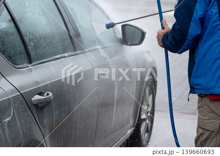 Carwash service, washing car in professional auto service Carwash service, washing car in professional auto service 139660693