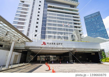 名古屋駅前 マリオットホテル入口とJRゲートタワー 愛知県名古屋市中村区 名古屋駅前 マリオットホテル入口とJRゲートタワー 愛知県名古屋市中村区 139660870