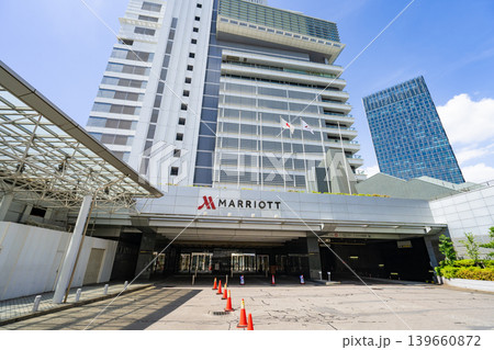 名古屋駅前 マリオットホテル入口とJRゲートタワー 愛知県名古屋市中村区 名古屋駅前 マリオットホテル入口とJRゲートタワー 愛知県名古屋市中村区 139660872