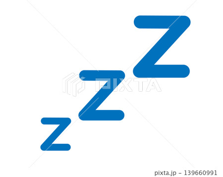 睡眠マーク(寝るのアイコン) 睡眠マーク(寝るのアイコン) 139660991