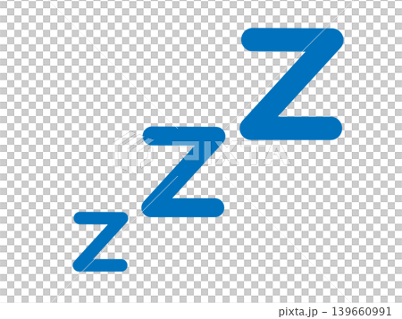 睡眠マーク(寝るのアイコン) 睡眠マーク(寝るのアイコン) 139660991