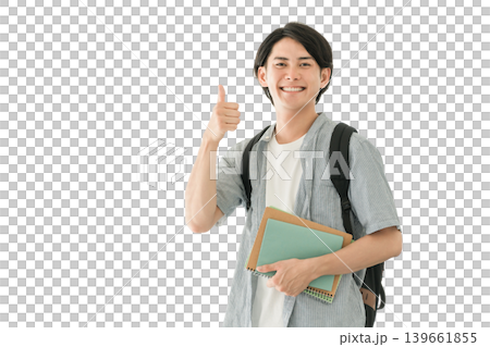 大学・学校の廊下にいる大学生のアジア人男性(学生・塾・予備校) 大学・学校の廊下にいる大学生のアジア人男性(学生・塾・予備校) 139661855