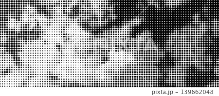 Monochrome sky halftone pattern. Half tone clouds Monochrome sky halftone pattern. Half tone clouds 139662048