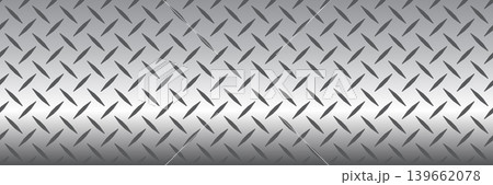 Metal flooring seamless pattern. Steel diamond plate Metal flooring seamless pattern. Steel diamond plate 139662078