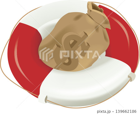 life jacket with dollars life jacket with dollars 139662186