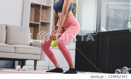 Women exercising in fitness studio yoga classes 139662341
