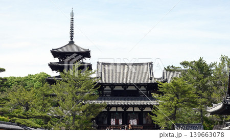法隆寺の中門 法隆寺の中門 139663078