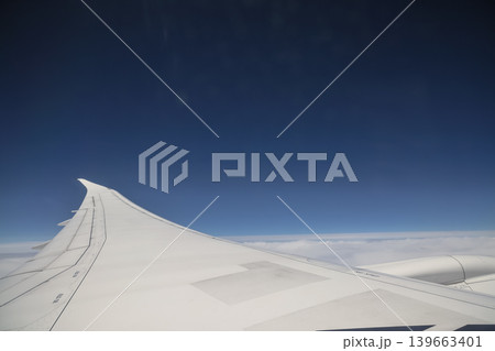 Peaceful Cloudscape Seen From Aircraft Above 139663401