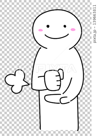 シンプルななるほどのイラスト 背景透過PNG (バリエーション5) シンプルななるほどのイラスト 背景透過PNG (バリエーション5) 139663811