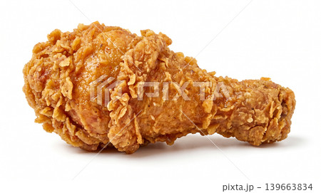 Crispy fried chicken drumstick coated in breadcrumbs with fast food junk food golden brown comfort food party food deep fried crispy coating bread crumbs food preparation food and drink Crispy fried chicken drumstick coated in breadcrumbs with fast food junk food golden brown comfort food party food deep fried crispy coating bread crumbs food preparation food and drink 139663834