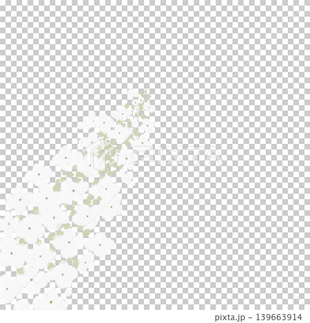 Flower illustration: Oakleaf hydrangea 139663914