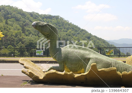 福井県恐竜博物館のモニュメント 福井県恐竜博物館のモニュメント 139664307