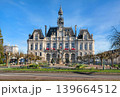 Neo-renaissance building of City Hall in Limoges, France 139664512