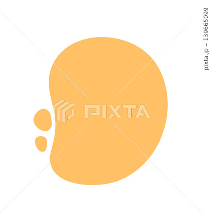 Abstract orange fluid blob shape with organic asymmetric form set. Flat solid color stain gives a modern background, ideal for use as a set element in creative and minimal design projects. Abstract orange fluid blob shape with organic asymmetric form set. Flat solid color stain gives a modern background, ideal for use as a set element in creative and minimal design projects. 139665099