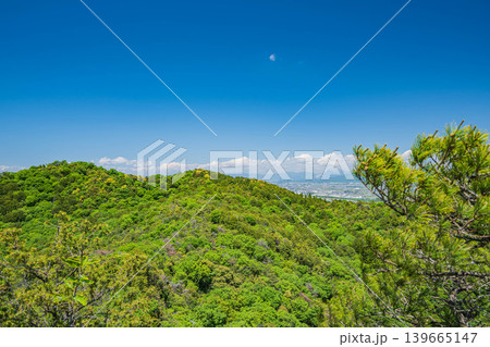 赤神山(太郎坊山)展望台からの景観 滋賀県東近江市 赤神山(太郎坊山)展望台からの景観 滋賀県東近江市 139665147