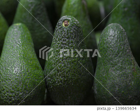 fresh avocados at the market fresh avocados at the market 139665634